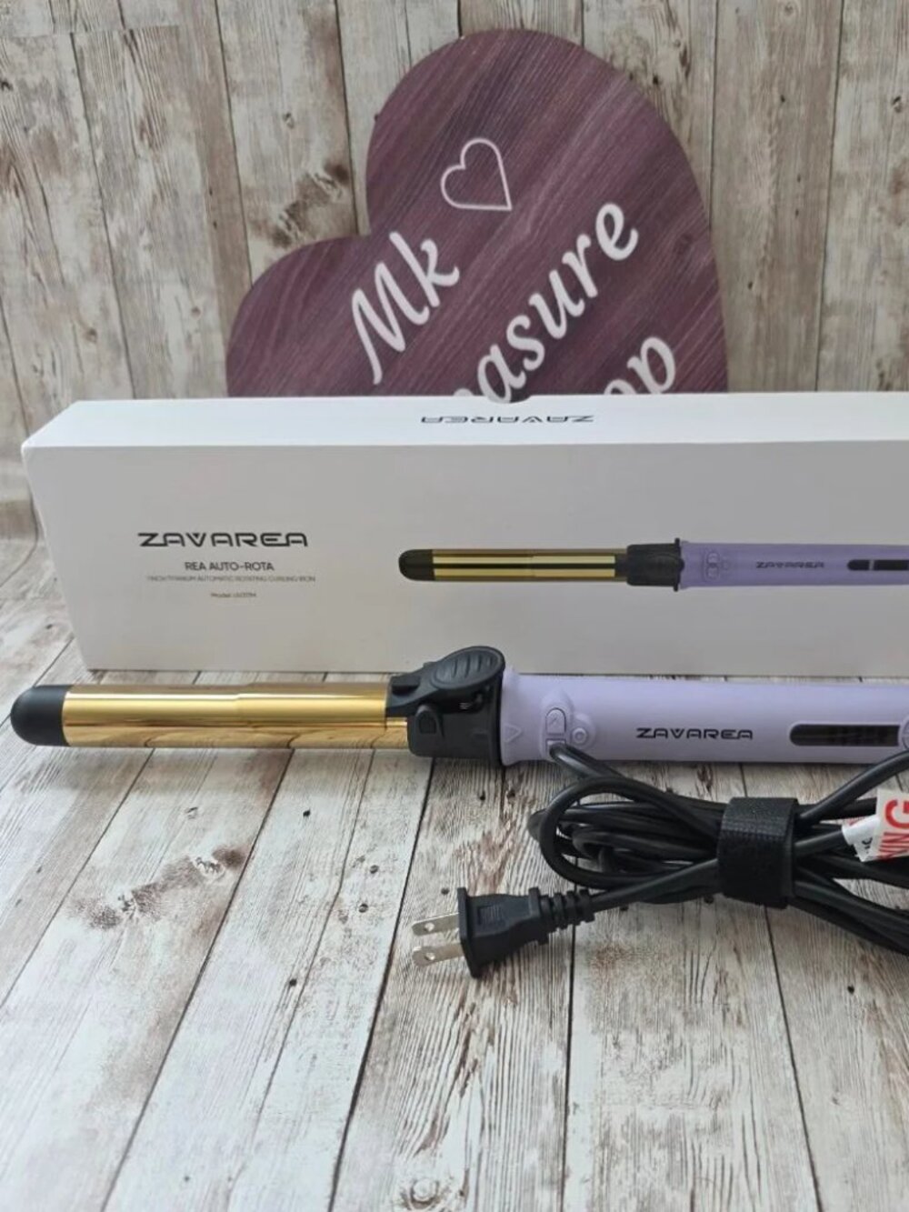 NEW Zavarea 1" Titanium Automate Rotating Curling Iron Model UV217